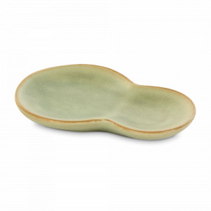 Тарелка пирожковая Turquoise, 10 х 6 см, каменная керамика, фисташковый, ROOMERS TABLEWARE, Нидерланды, Тарелки хлебные