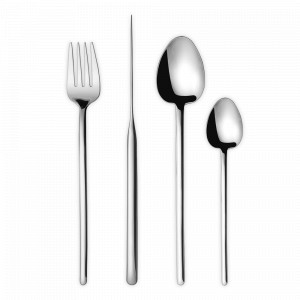 Набор столовых приборов на 6 персон, 24 предмета, стальной, серия Stick, HERDMAR, Португалия, Stick HERDMAR