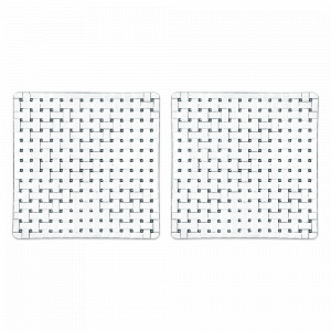 Набор из 2-х тарелок, квадратные, 21 х 1,8 см, прозрачный, хрустальное стекло, серия Bossa Nova, NACHTMANN, Германия, NACHTMANN (Германия)