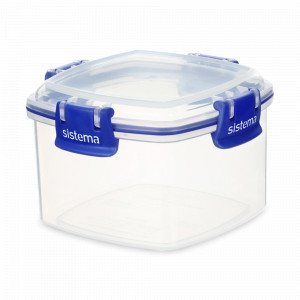 Контейнер для крекеров, 400 мл, пластик, серия Klip It Plus, SISTEMA, Новая Зеландия, Klip It Plus SISTEMA