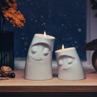 Подсвечник, 12,2 см, фарфор, белый, серия Cuddly, TASSEN, Германия_00808760053391564862.jpg