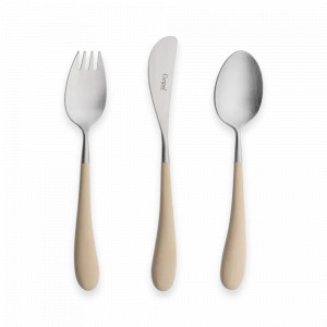 Набор детских столовых приборов, 3 предмета, нержавеющая сталь 18/10, серия Alice, CUTIPOL, Португалия, Детские наборы CUTIPOL