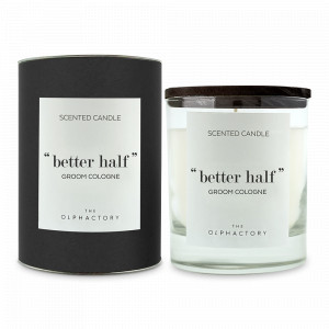 Свеча ароматическая «Groom Cologne», 40 часов горения, воск, стекло, серия The Olphactory, AMBIENTAIR, Испания, Ароматические диффузоры с палочками