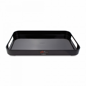 Поднос для сервировки, черный, разм. 51x33 см, серия Serveware, TREBONN, Италия, Подносы