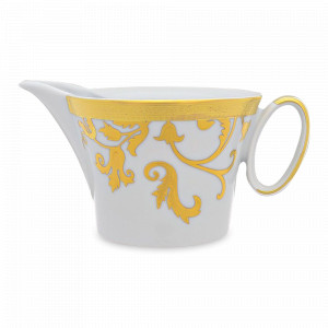 Соусник Bordeaux Gold, 500 мл, фарфор, бордовый, золотой, серия Tosca, FALKENPORZELLAN, Германия, Скидка -35% на фарфор FALKENPORZELLAN