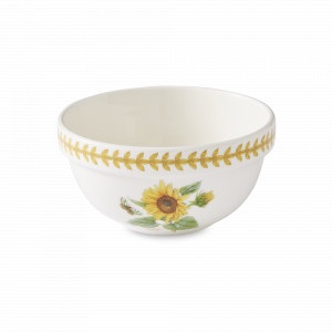 Салатник порционный «Летний луг Подсолнух», 14 см, фаянс, белый, декор, серия Botanic Garden, PORTMEIRION, Великобритания, PORTMEIRION (Великобритания)