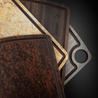 Доска разделочная композитная c желобом, 29х22см, орех, серия Fashion, ComposeEat, Россия_00810690054935657042.jpg