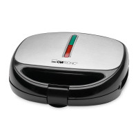 Сэндвичница, пластик, черный, CLATRONIC, Германия