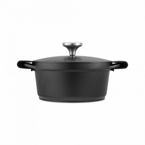 Кастрюля с крышкой и накладками на ручки, 20 см, 2.4 л, алюминий, силикон, черный, серия Agile, MAXWELL WILLIAMS, Австралия, Agile MAXWELL & WILLIAMS