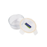 Контейнер круглый стеклянный, 150 мл, стекло, желтый, GLASSLOCK, Корея_00814020002736198001.jpg