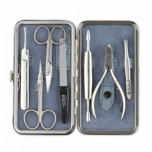 Набор маникюрный в футляре, 7 предметов, GD, Германия, Домашний маникюрный набор