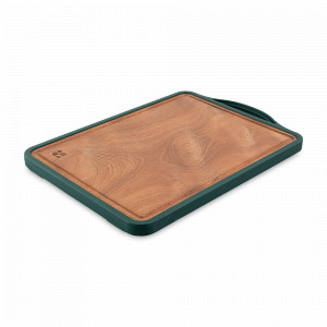 Доска разделочная двусторонняя Arlett, 44.5 х 30.5 см, пшеничное волокно, дерево, темно-зеленый, SMART SOLUTIONS, Россия, Разделочные доски