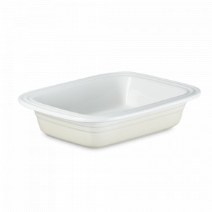 Блюдо для запекания, керамика, 31 х 23 см, бежевый, серия Meringue, LE CREUSET, Франция, Скидка -15% на Le Creuset