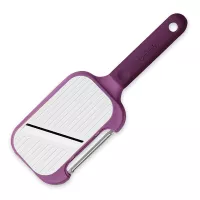 Терка и овощечистка 2-в-1, с ручкой, 25 см, фиолетовая, серия Kitchen Tools, TREBONN, Италия, 