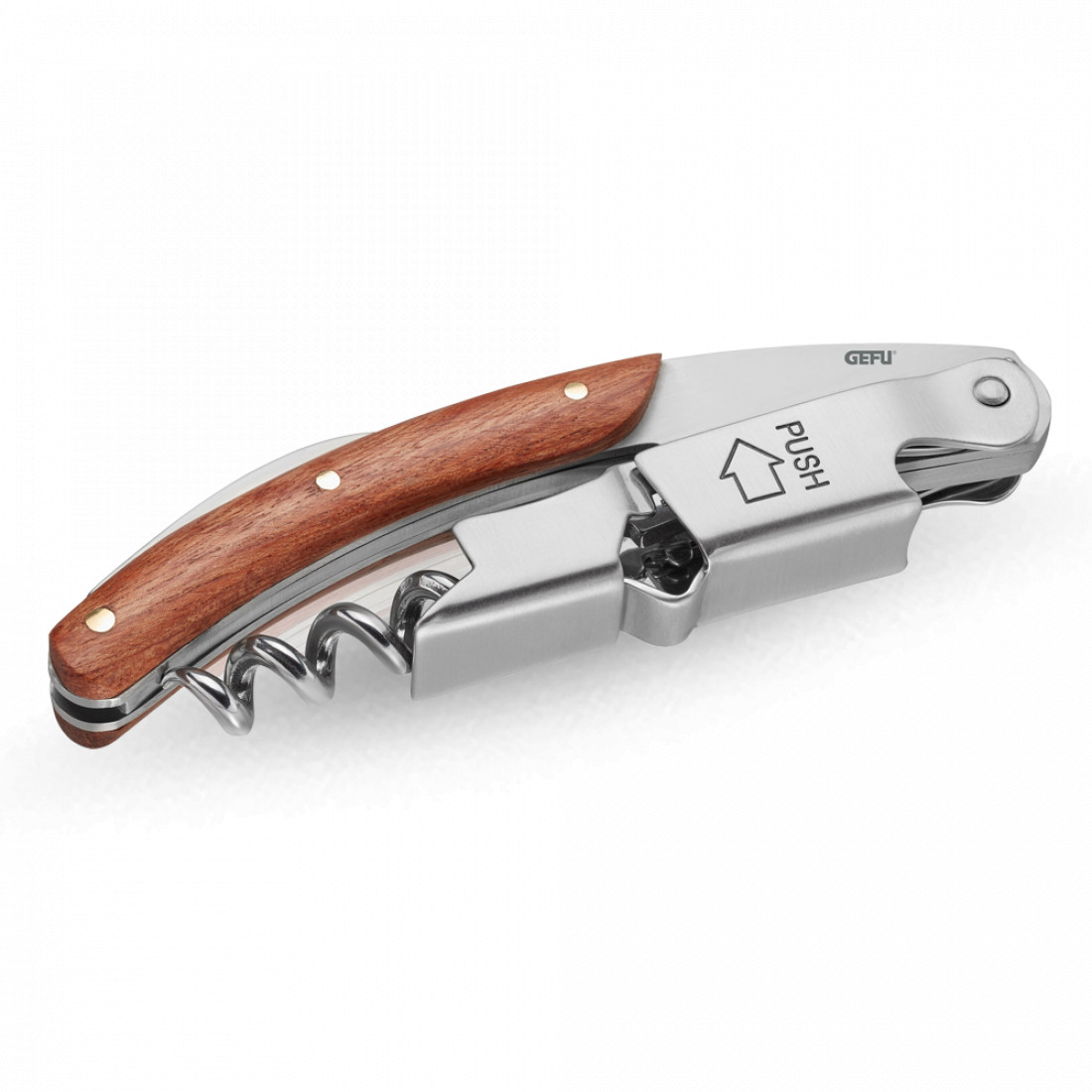 Штопор официанта PALISSA, 10.7 см, нержавеющая сталь, дерево, GEFU, Германия