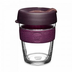Кружка дорожная Alder M, объем: 340 мл, материал: закаленное стекло, цвет: фиолетовый, серия Brew, KEEPCUP, Австралия, KEEPCUP (Австралия)
