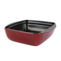 Форма для запекания квадратная BOR Square red, 16 х 16 х 5 см, 1 л, борсиликатное стекло, красный, VITRINOR, Испания_00809030034408318517.jpg