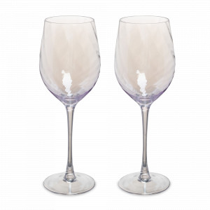 Набор из 2-х бокалов для вина, 330 мл, стекло, сиреневый, серия Romance, ANNA LAFARG, Китай, Бокалы для вина 2 шт