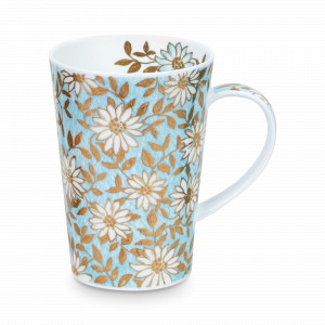 Кружка «Аква», 440 мл, костяной фарфор, декор, серия Shetland, DUNOON, Великобритания, Большие кружки