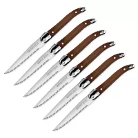 Набор из 6-ти столовых ножей, 11 см, деревянная рукоять, серия Laguiole Heritage, TARRERIAS BONJEAN, Франция, 