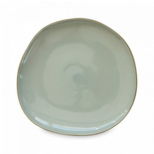 Тарелка обеденная, 27 см, керамика, зеленый, серия Organic, EASY LIFE (R2S), Италия, Тарелки Easy Life