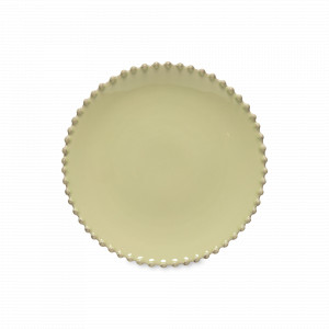 Тарелка закусочная Lilly green, 22 см, керамика, фисташковый, серия Pearl, COSTA NOVA, Португалия, Тарелки десертные