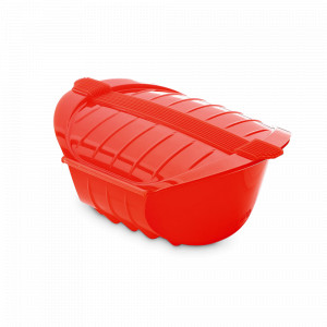 Конверт для запекания «Папильот» на 1-2 персоны, 500 мл, силикон, красный, LEKUE, Испания, Посуда для приготовления в СВЧ