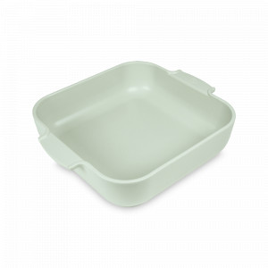 Форма для запекания квадратная, 36 х 36 см, 5.4 л, керамика, светло-зеленый, серия Sage Green, PEUGEOT CERAMIC, Франция, Весенняя сервировка