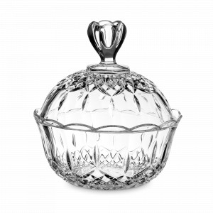 Конфетница с крышкой, 18 см, хрустальное стекло, серия Opera, RCR, Италия, Opera RCR