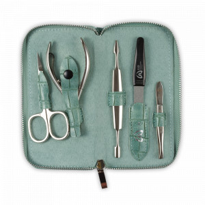 Набор маникюрный в футляре, 5 предметов, GD, Германия, Домашний маникюрный набор