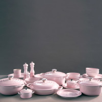 Миска , 330 мл, 12 см, керамика, розовый, серия Shell Pink, LE CREUSET, Франция_00803820067544857725.jpg
