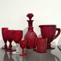 Стакан для воды, 280 мл, стекло, красный, серия Bicos Red, VISTA ALEGRE, Португалия_00806440046162521963.jpg