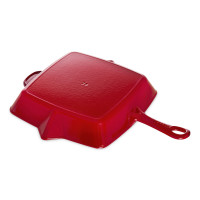 Чугунная сковорода-гриль с толстым рифленым дном квадратная, 30 х 30 см, вишневый, STAUB, Франция_00795650054451331015.jpg