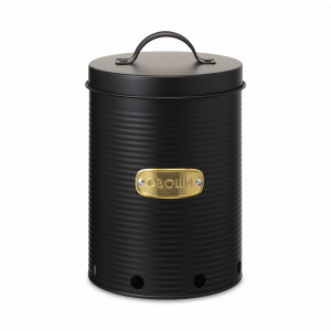 Банка для хранения овощей, 2.5 л, углеродистая сталь,  графит, серия Irmel, SMART SOLUTIONS, Россия, Банки для хранения чая