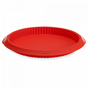 Форма для выпечки «Киш», 28 см, силикон, красный, LEKUE, Испания, LEKUE (Испания)