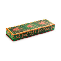 Лопатка для торта «Palais Royal Рождественская звезда», 26 см, фарфор, нержавеющая сталь, декор, LAMART, Италия_00813230061244886144.jpg