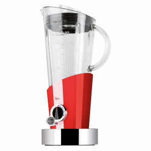 Блендер стационарный, 1,5 л, нержавеющая сталь, пластик, стекло, красный, серия Vela Evolution, BUGATTI, Италия, BUGATTI (Италия)