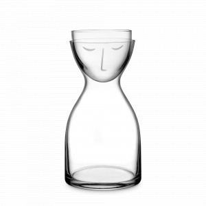 Набор из кувшина и стакана Мистер и Миссис, 2 предмета, 850 и 150 мл, хрусталь, NUDE GLASS, Турция, NUDE GLASS (Турция)