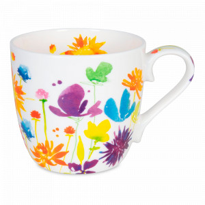 Кружка «Полное цветение», 425 мл, фарфор, декор, KOENITZ, Германия, Большие кружки