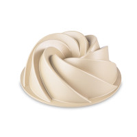 Форма для выпечки круглая 3D Magic Baking, 24 х 9 см, алюминий, золотистый, WO HOME, Германия