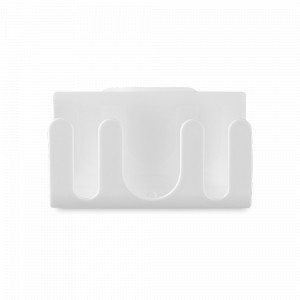 Держатель губки для мытья посуды Jaw, 12.5 х 7 см, пластик, белый, SMART SOLUTIONS, Россия, Органайзеры для раковины