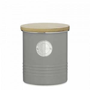 Емкость для хранения кофе, 1 л, нержавеющая сталь, серый, серия Living, TYPHOON, Великобритания, Емкости для хранения сыпучих продуктов