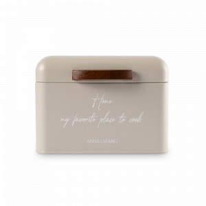 Хлебница , 20 х 20 см, металл/дерево, бежевый, серия Retro, ANNA LAFARG, Китай, Хлебницы