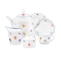 Сервиз чайный на 6 персон, 21 предметов, серия Sonate Nostalgie 34032, SELTMANN, Германия, 