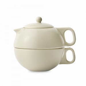 Набор чайный из 2 предметов, объем: 300 мл, материал: фарфор, нержавеющая сталь, цвет: бежевый, серия Jaimi, VIVA Scandinavia, Дания, Скидка до -20% на Viva Scandinavia