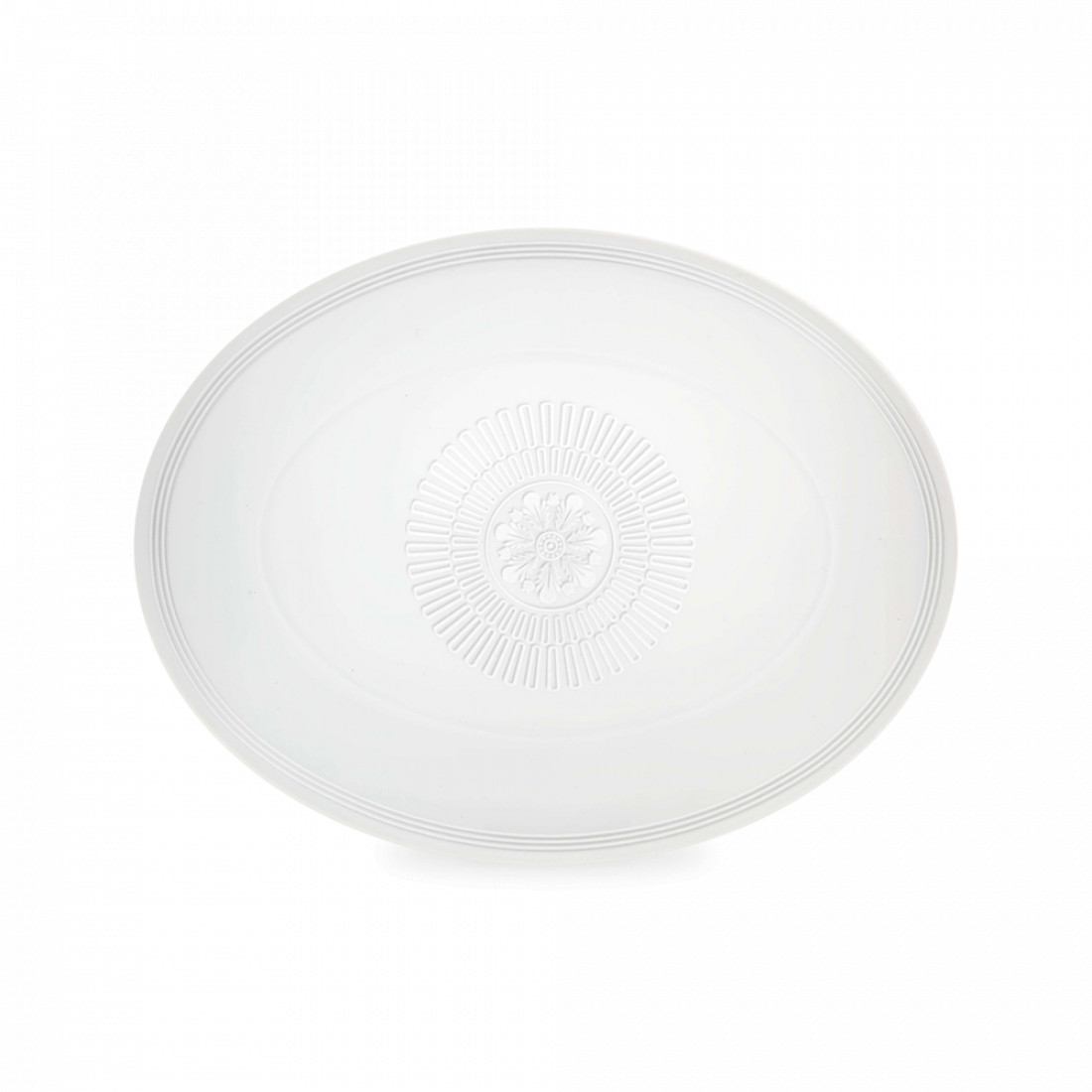 Блюдо сервировочное овальное, 41,6 х 32,5 см, фарфор, белый, серия Ornament, VISTA ALEGRE, Португалия