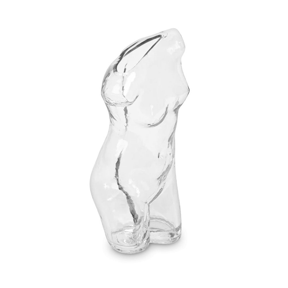 Ваза для цветов Body, 27 см, стекло, прозрачный, DOIY, Испания