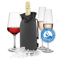 Охладитель для шампанского и вина, нейлон, гель, серый, PULLTEX, Испания_00809030062799876801.jpg