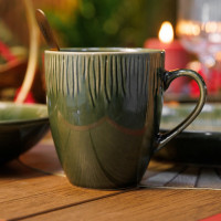 Набор из 4-х кружек Jardin, 420 мл, керамика, зеленый, серия Mikasa Hampton, KITCHEN CRAFT, Великобритания_00817710057688874760.jpg