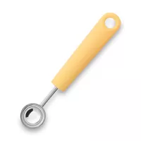 Нож для фигурной нарезки фруктов и овощей, размер: 17,3 см, материал: нержавеющая сталь, пластик, цвет: желтый, серия Tasty+, BRABANTIA, Бельгия, 